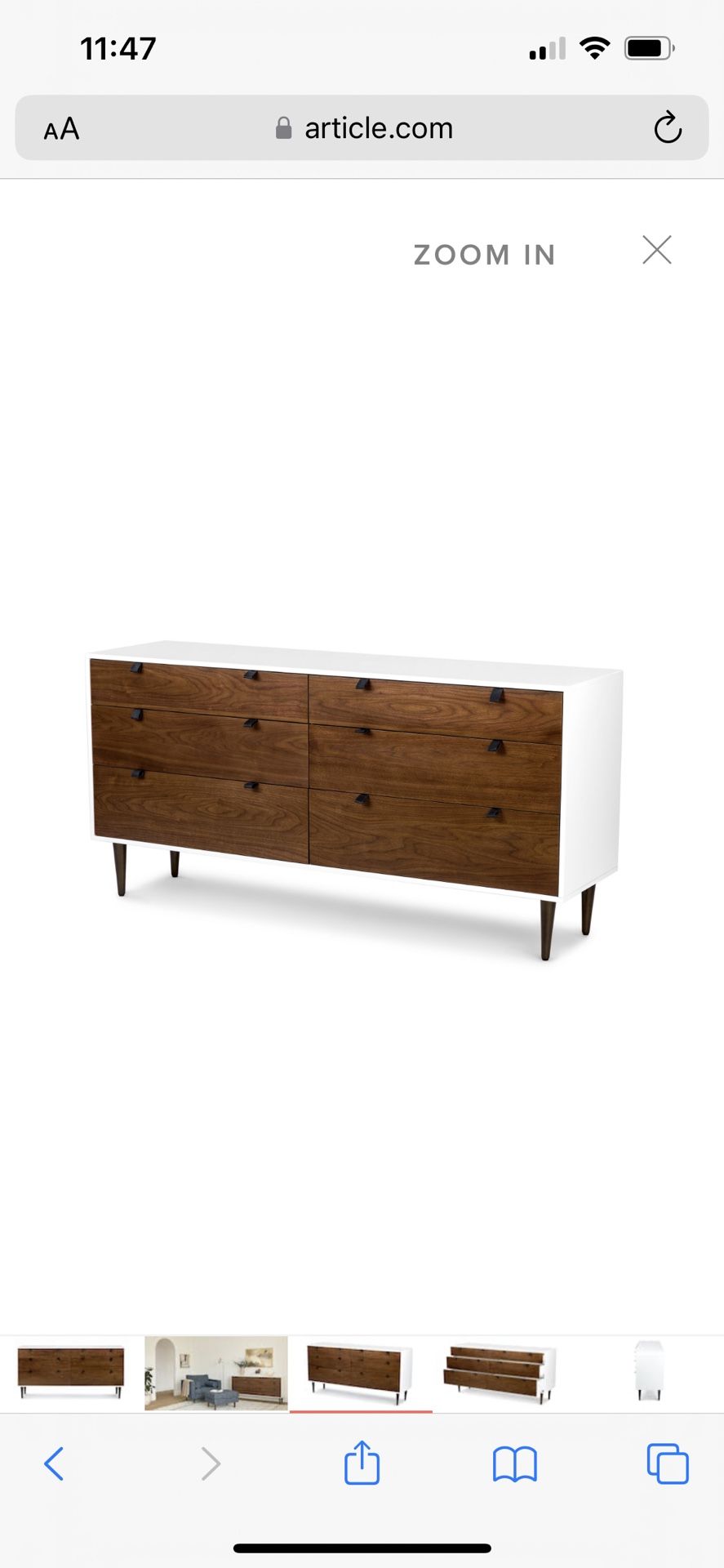 Envelo 6-Drawer Dresser by Article for Sale in New York, NY - OfferUp