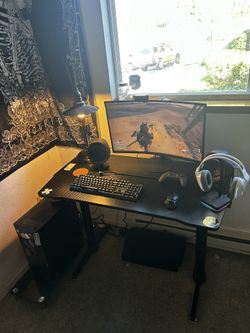 COMPLETE iBUYPOWER RTX 4070 Gaming Station - PC, Desk, Chair & All Gear