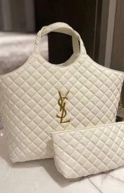 Saint Laurent YSL Icare Maxi Shopping Tote