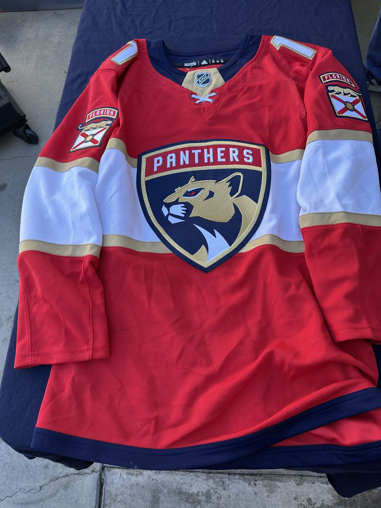 Adidas NHL Florida Panthers Jonathan Huberdeau #11 Home Jersey Men's Size 44 New