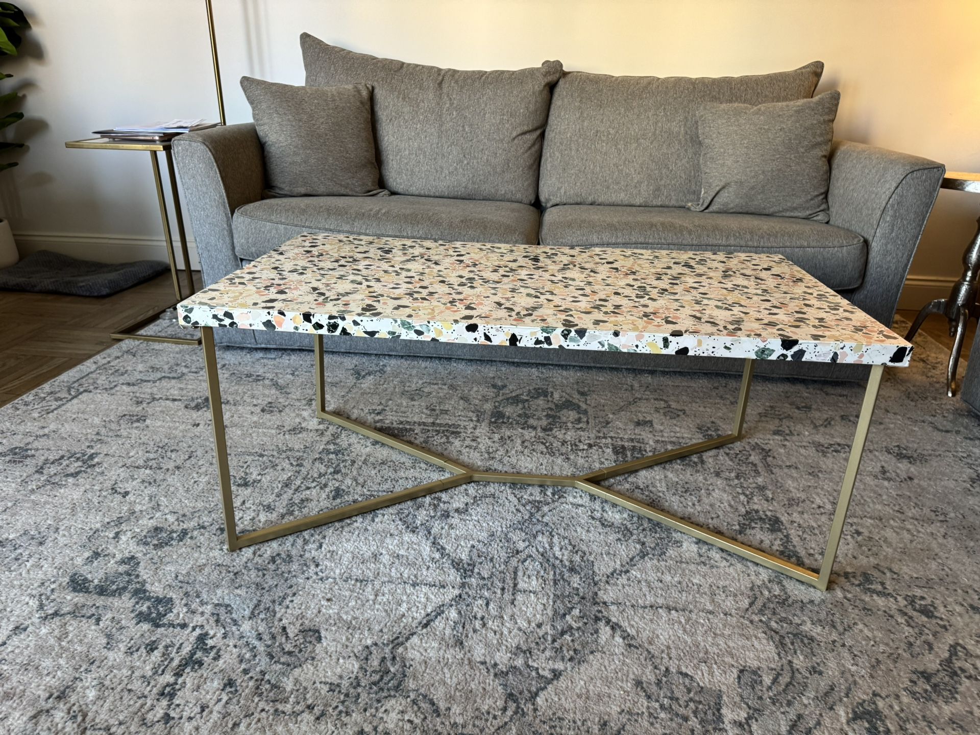 Terrazzo style coffee table