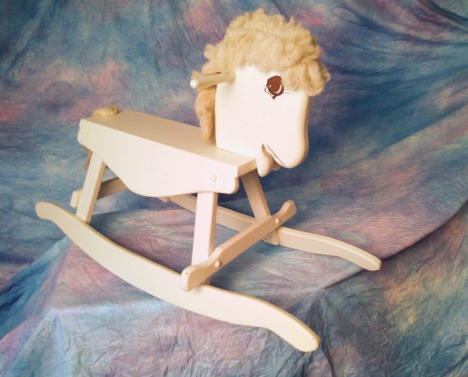 Wooden Rocking Horse 