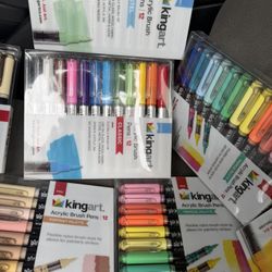 New Acrylic Paint Brush pens king Art