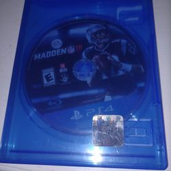 Madden 18 PS4 No Cover