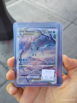Glaceon VSTAR GG40 MINT/GRADABLE brought it $82 with tax selling for $75 BUY IT NOW BEFORE INFLATE
Pokemon TCG CARDS