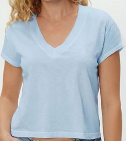 Light Blue V-Neck Women's Eddie Bauer T-Shirt and assorted colors.