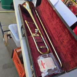 Brass trombone