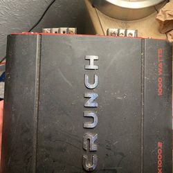 Crunch amplifier 1000 Watts