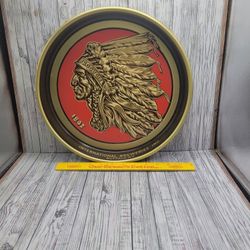 Vintage Iroquois Indian Head Beer & Ale Metal Tray