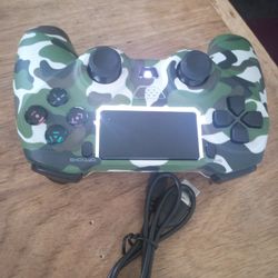 WIRELESS CONTROLLER DUAL MOTORS COMPATIBLE WITH PS4/SLIM/PRO/WINDOWS RECHARGEABLE 