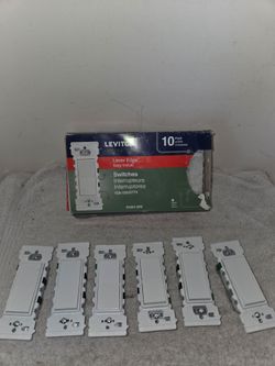 Leviton 16 pcs Easy Install Switches  pack  New (Price Is Firm)