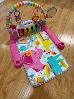 Fisher-Price Deluxe Kick & Play Piano Gym & Maracas, Ages 0+ Months