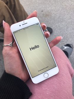 Red iPhone 7, perfect condition