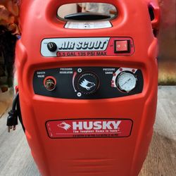 HUSKY  AIR  COMPRESSOR  AIR SCOOTER  PORTABLE COMPACT ELECTRIC 