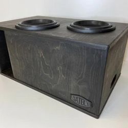 GATELY 5.5CF PORTED  DUAL 12" ENCLOSURE  ONLY