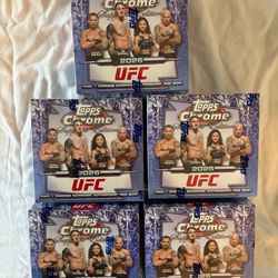 2026 Topps Chrome Sapphire Edition UFC Hobby Box BRAND NEW SEALED