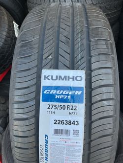 275  50 22 Kumho crugen HP71