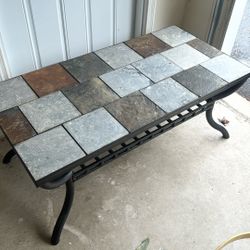 Coffee Table With Tiles