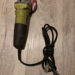 Ryobi 120v 4.5" corded angle gringer