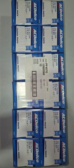 12 Pack Genuine OEM ACDelco PF457G Engine Oil Filter GM 1260556