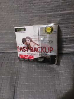 160gb external hard portable backup storage new with all cables