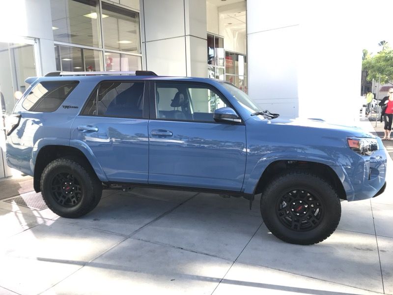 2018 4Runner TRD Pro in Calvary Blue
