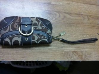 Authentic Coach wristlet