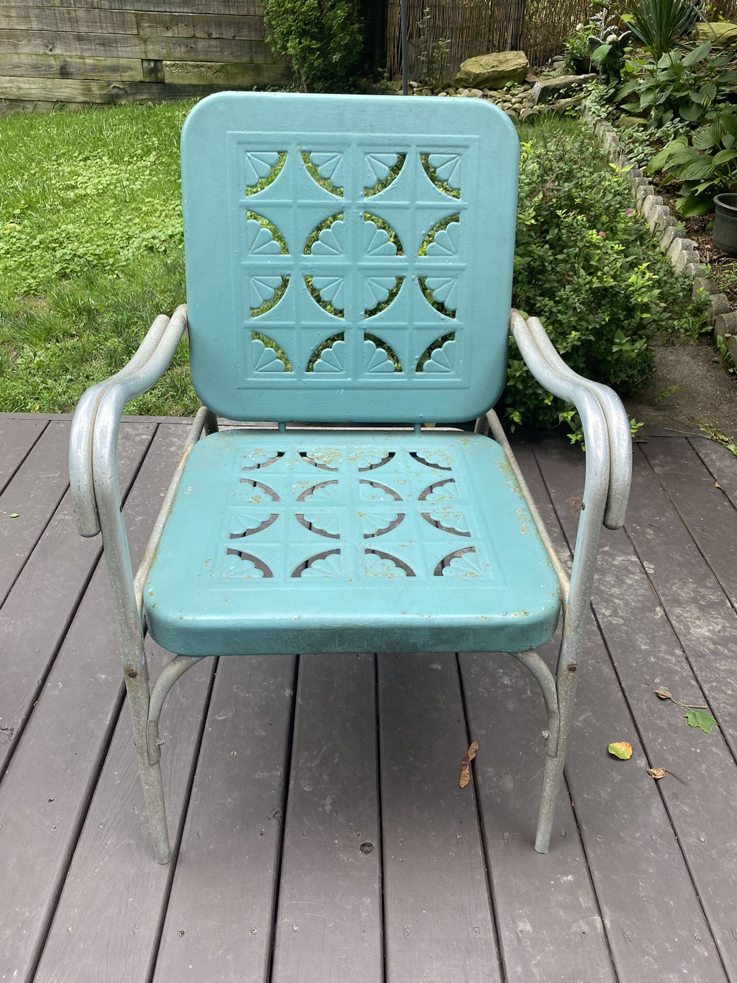 Vintage Metal Lawn Porch chair 
