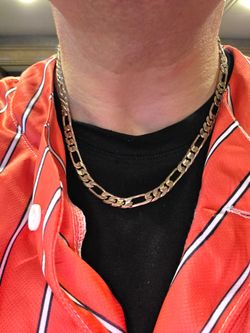 20" Men's Gold Necklace 14kt Gold 30 grams