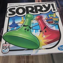 Sorry Boardgame With Fire And Ice Power Ups!