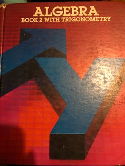 Algebra 2 book with trigonometry