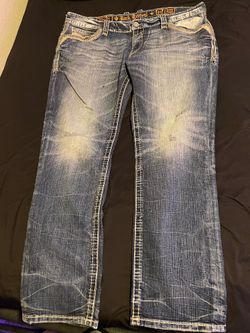 Rock revival Tarmon Straight Stretch Jean