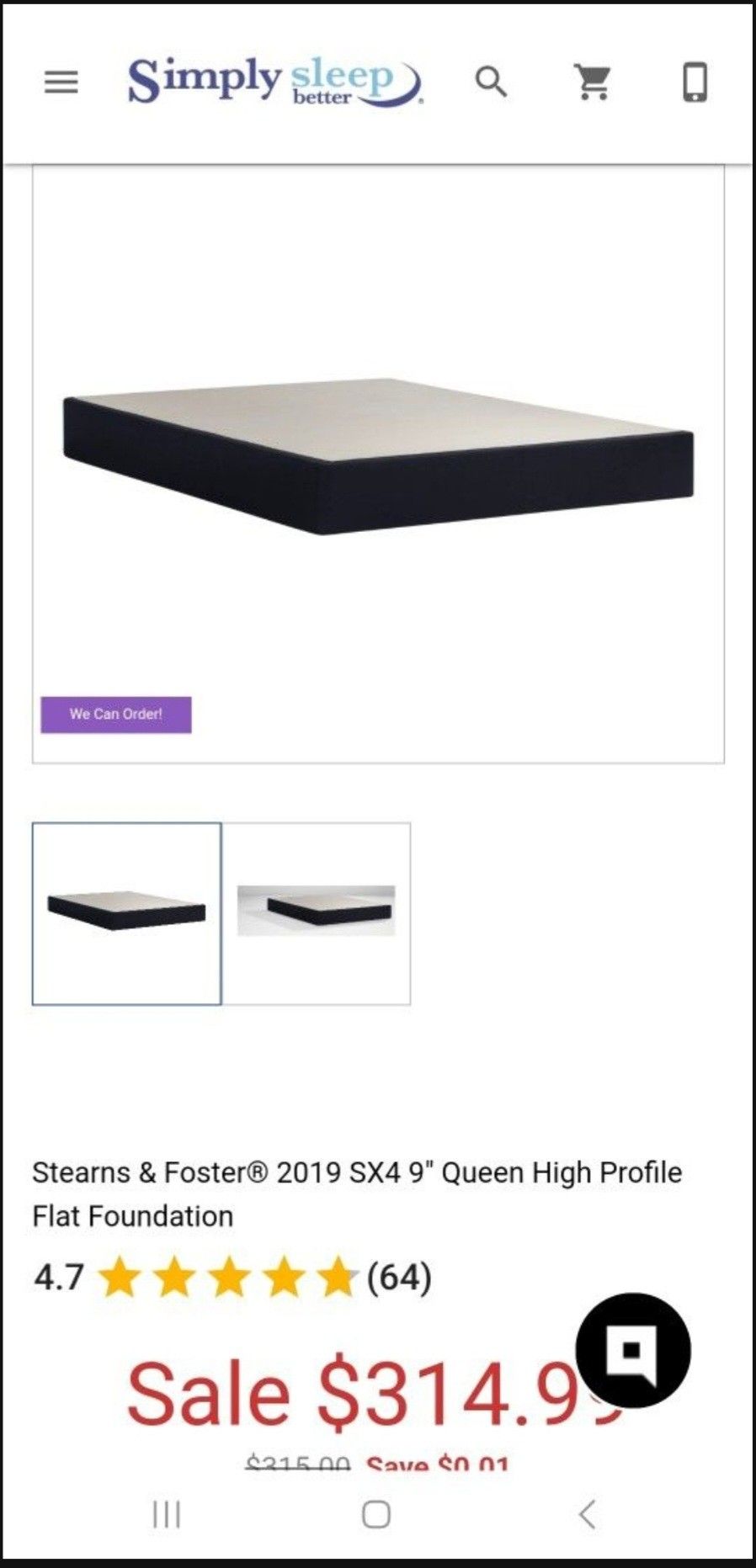 Queen Boxspring / Foundation