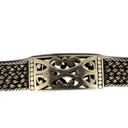 Sterling Silver Wide Bracelet Mens
