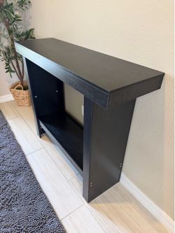Modern Black Console Table Entryway NEW