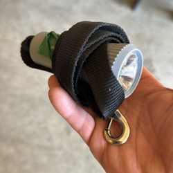 Dog Leash And Flashlight Bag Carrier