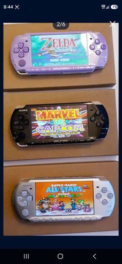PSP with games (4 available)