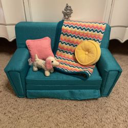 American Girl doll convertible couch