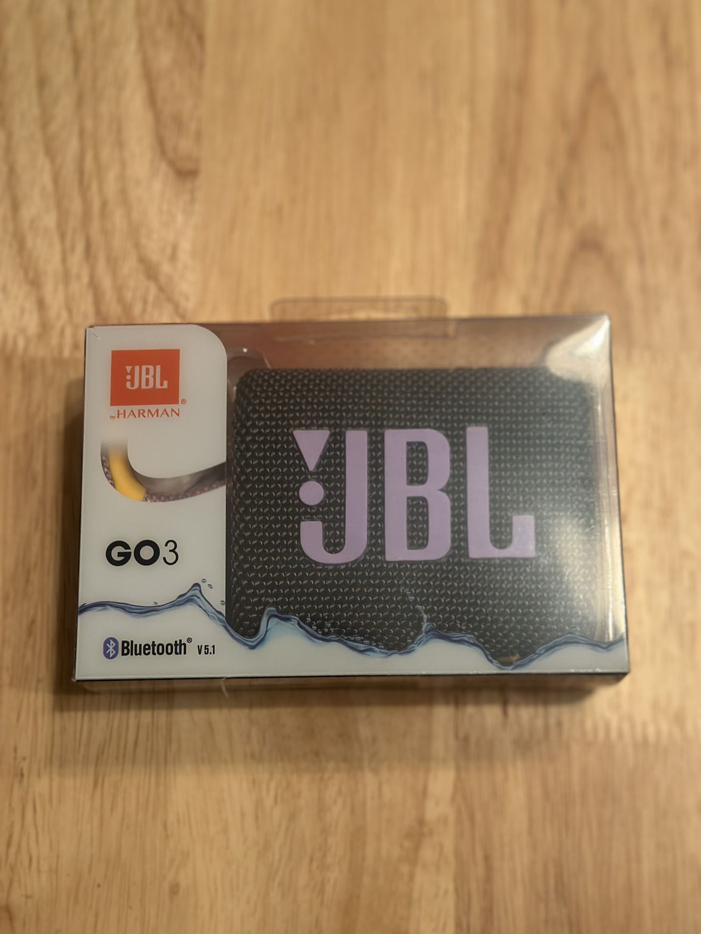 JBL GO3 Wireless Bluetooth Speaker Black Purple 