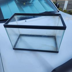 16 x 8 x 10" tall, decent terrarium 