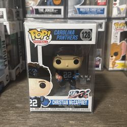 Christian McCaffrey Funko Pop 128 NFL 100 Carolina Panthers