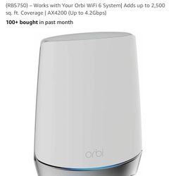 Two Netgear Orbi Routers RBS750