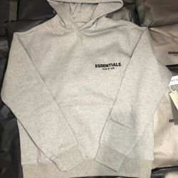 Essentials Hoodie For Sale Dark Oatmeal 