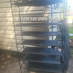 6 foot tall show rack