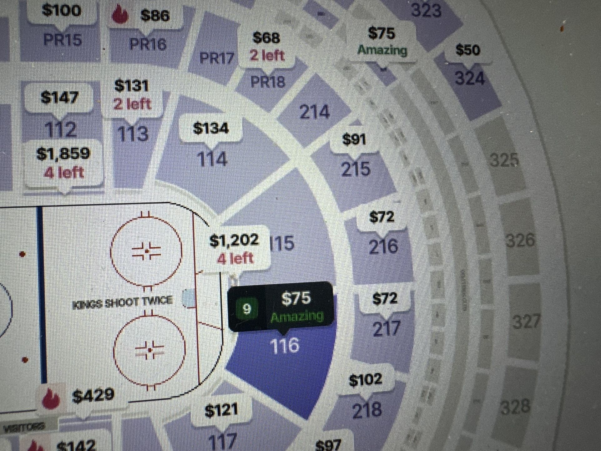 Kings vs Ducks for 10/4