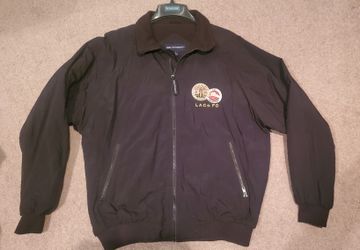 LOS ANGELES COUNTY FIRE HELMET DEPARTMENT PORT AUTHORITY DUTY JACKET MENS LARGE BLACK EMT EMS PARAMEDIC RESCUE WILD LAND FIRE DEPARTMENT ENGINE GEAR