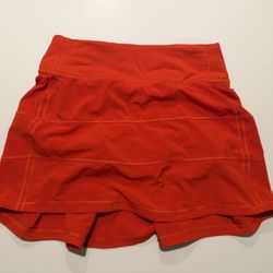 XS Lulu Lemon Skirt Red 