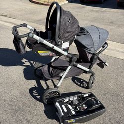 Evenflo pivot xpand Double Stroller With Car Seat