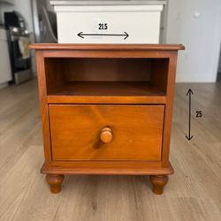 Solid Wood Nightstand