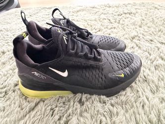 Nike Air Max 270 Black Yellow Sneakers